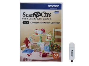 ScanNcut "3D Paper Craft Pattern Collection" usb stik – Nr. 4 ScanNcut "3D Paper Craft Pattern Collection" usb stik – Nr. 4