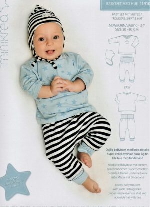 Minikrea 11410, Babysæt Med Hue Minikrea 11410, Babysæt Med Hue