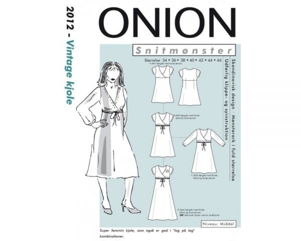 Onion Snitmønster 2012 (Vintage kjole)