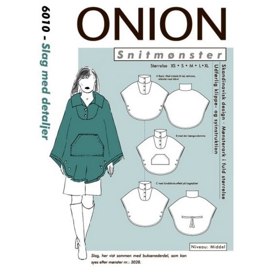 Onion Snitmønster 6010 (Slag med krave)