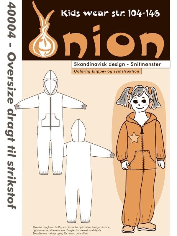 Onion Snitmønster 40004 (Oversize dragt)