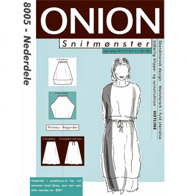 Onion Snitmønster 8005 (Nederdele)