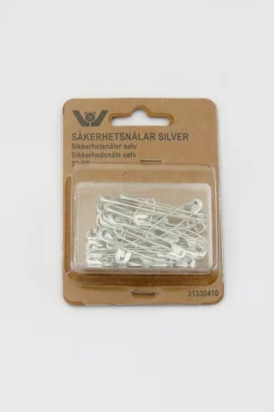 Villy Sikkerhedsnåle, sølv 32 stk. (Ass. str.) Villy Sikkerhedsnåle, sølv 32 stk. (Ass. str.)