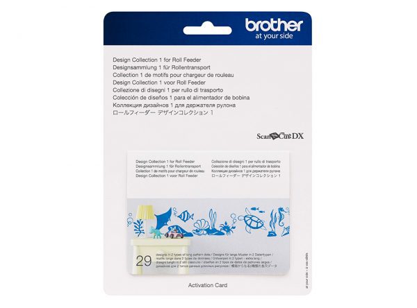 Brother ScanNcut Card For Roll Feeder Pattern 1 (SDX Modeller)