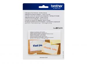 Brother ScanNcut Card For Calliger Font (Gothic/Uncial) - (SDX Modeller) Brother ScanNcut Card For Calliger Font (Gothic/Uncial) - (SDX Modeller)