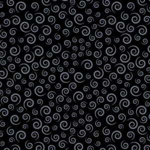 SWIRLS & CURLS, BLACK/GRAY, Love Ewe More SWIRLS & CURLS, BLACK/GRAY, Love Ewe More