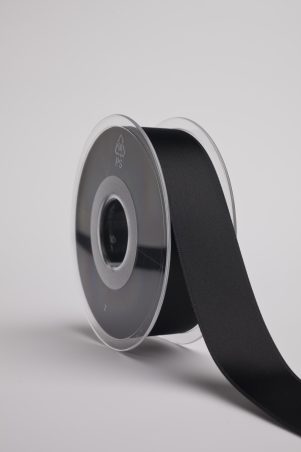 Satinbånd 40 mm. (SORT Col.725) Satinbånd 40 mm. (SORT Col.725)