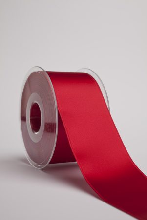 Satinbånd 40 mm. (True Red/Mørk Rød Col.331) Satinbånd 40 mm. (True Red/Mørk Rød Col.331)
