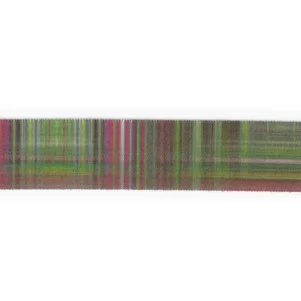 Foldeelastik M/Tryk, Grøn/Lyserød, 19 MM Foldeelastik M/Tryk, Grøn/Lyserød, 19 MM