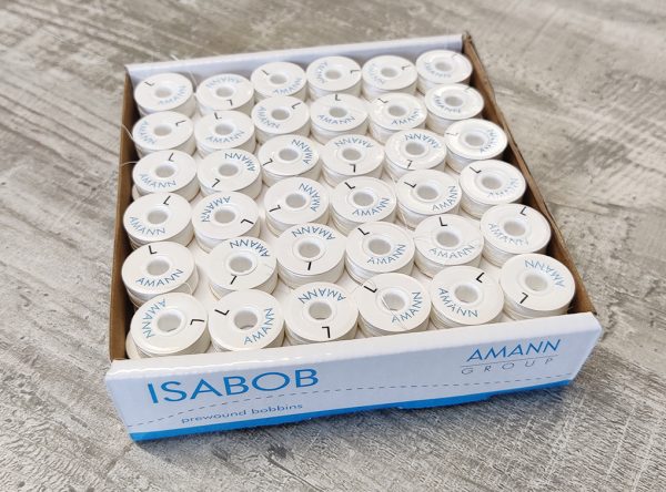 Amann ISABOB 150 - (Bobbin Tråd) - Sort (144 Spoler)
