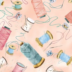 Fancy Threads, Light Pink, Sew In Love Fancy Threads, Light Pink, Sew In Love