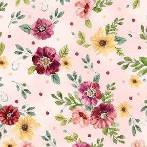 Sweet Blooms, Light Pink, Sew In Love Sweet Blooms, Light Pink, Sew In Love