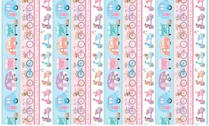 Panel (60x110 cm.), "ENJOY THE RIDE", BLUE Panel (60x110 cm.), "ENJOY THE RIDE", BLUE