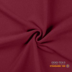 Rundstrikket Rib, Sort Rundstrikket Rib, Sort