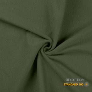 Rundstrikket Rib, Sort Rundstrikket Rib, Sort