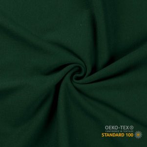 Rundstrikket Rib, Sort Rundstrikket Rib, Sort