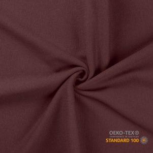 Rundstrikket Rib, Sort Rundstrikket Rib, Sort