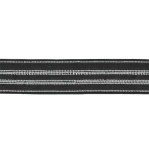 Elastik m/Lurex, Hvid/sølv, 2 cm. Elastik m/Lurex, Hvid/sølv, 2 cm.