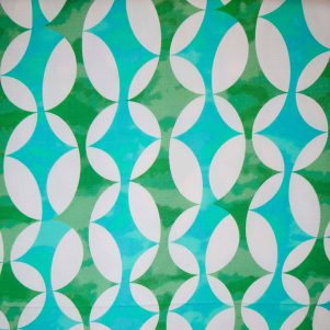 Viskose m/let stræk, Grøn/turkis Viskose m/let stræk, Grøn/turkis