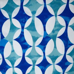 Viskose m/let stræk, Kobolt/petroleumsblå Viskose m/let stræk, Kobolt/petroleumsblå