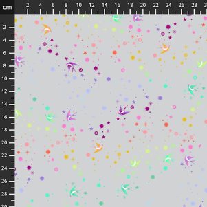 Tula Pink - GRAYWORK - "TENT STRIPE"