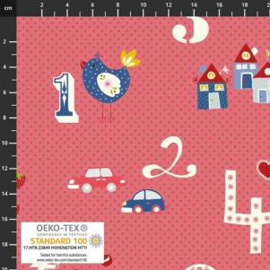 Bomuldsjersey m/tal, Avalana Bomuldsjersey m/tal, Avalana