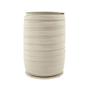 Foldeelastik M/Tungekant, 11mm., råhvid-creme Foldeelastik M/Tungekant, 11mm., råhvid-creme