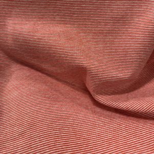 Rundstrikket Rib m/smalle striber, Fuchsia/lyserød Rundstrikket Rib m/smalle striber, Fuchsia/lyserød