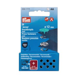 Prym Vario Tool, jersey trykknap metal ø12mm/20 stk. (Lilla/sølv) Prym Vario Tool, jersey trykknap metal ø12mm/20 stk. (Lilla/sølv)