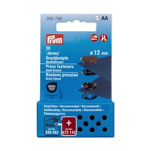 Prym Vario Tool, jersey trykknap metal ø12mm/20 stk. (Brun/gunmetal) Prym Vario Tool, jersey trykknap metal ø12mm/20 stk. (Brun/gunmetal)