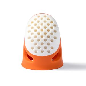 Prym Fingerbøl, Soft comfort, ergonomics, Str. S (Orange) Prym Fingerbøl, Soft comfort, ergonomics, Str. S (Orange)