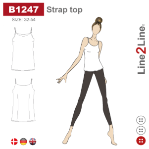 Line2Line B1247, Top m/stropper-fast Line2Line B1247, Top m/stropper-fast