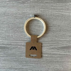 Broderiramme/ring, bambus Ø12,5 cm