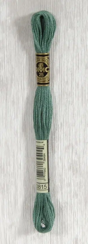DMC "Mouliné Spécial" (Aurous Green, 3819) DMC "Mouliné Spécial" (Aurous Green, 3819)