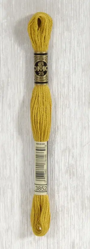 DMC "Mouliné Spécial" (Garlic White, 3866) DMC "Mouliné Spécial" (Garlic White, 3866)