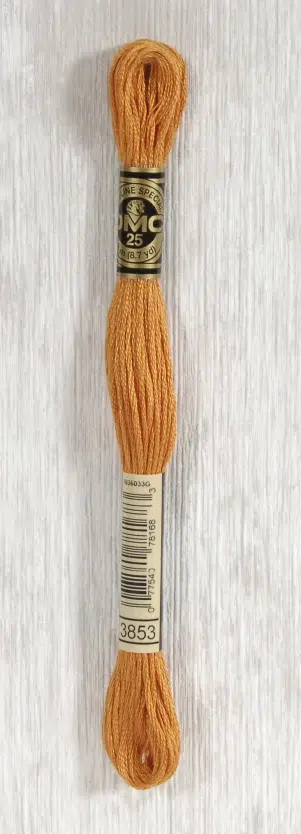 DMC "Mouliné Spécial" (Garlic White, 3866) DMC "Mouliné Spécial" (Garlic White, 3866)