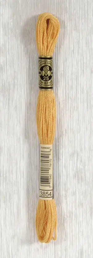 DMC "Mouliné Spécial" (Garlic White, 3866) DMC "Mouliné Spécial" (Garlic White, 3866)