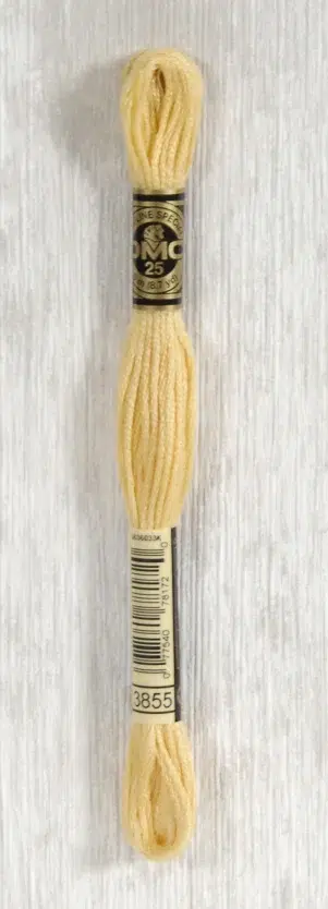 DMC "Mouliné Spécial" (Garlic White, 3866) DMC "Mouliné Spécial" (Garlic White, 3866)