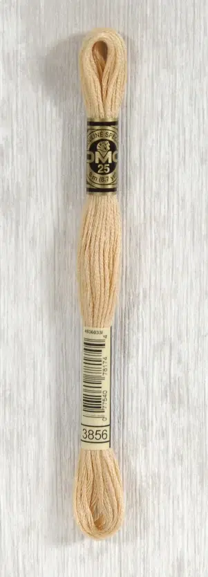 DMC "Mouliné Spécial" (Garlic White, 3866) DMC "Mouliné Spécial" (Garlic White, 3866)