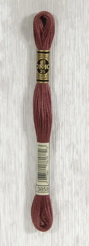 DMC "Mouliné Spécial" (Garlic White, 3866) DMC "Mouliné Spécial" (Garlic White, 3866)