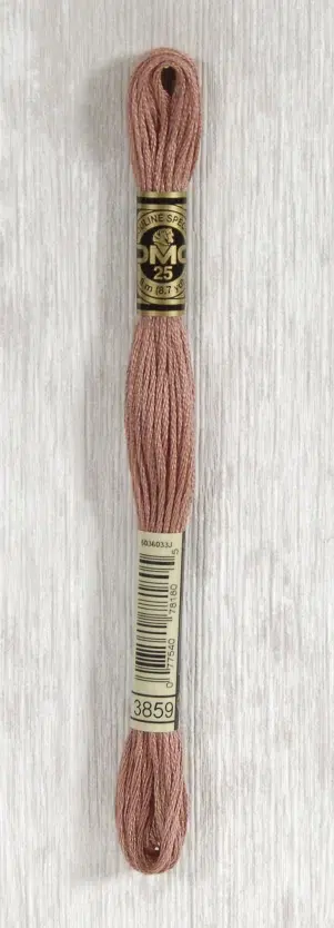 DMC "Mouliné Spécial" (Garlic White, 3866) DMC "Mouliné Spécial" (Garlic White, 3866)