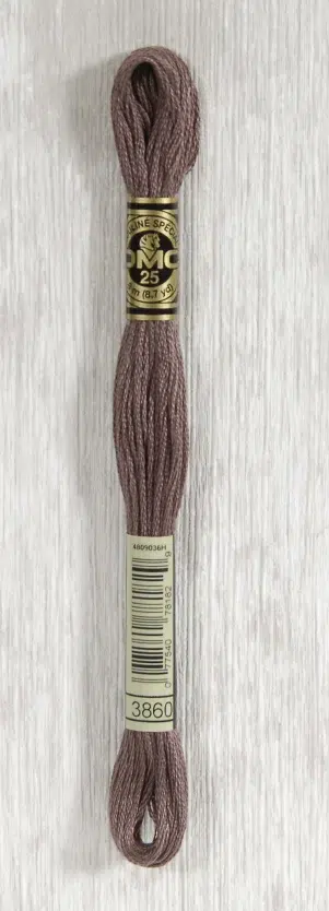 DMC "Mouliné Spécial" (Garlic White, 3866) DMC "Mouliné Spécial" (Garlic White, 3866)