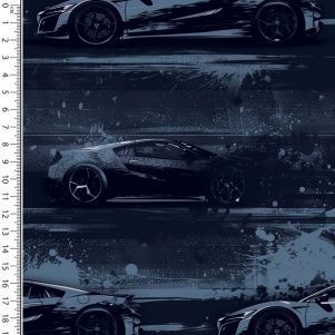 Isoli/Jogging m/jeans look, meleret blå Isoli/Jogging m/jeans look, meleret blå