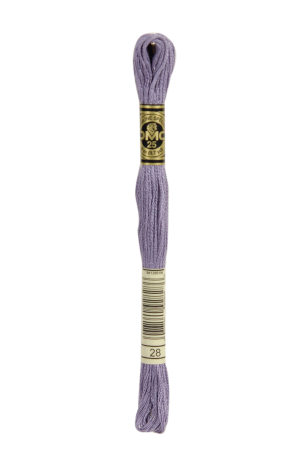 DMC "Mouliné Spécial" (Lavender Grey, 28) DMC "Mouliné Spécial" (Lavender Grey, 28)