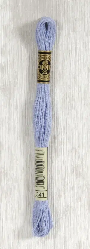 DMC "Mouliné Spécial" (Cardamom Green, 372) DMC "Mouliné Spécial" (Cardamom Green, 372)