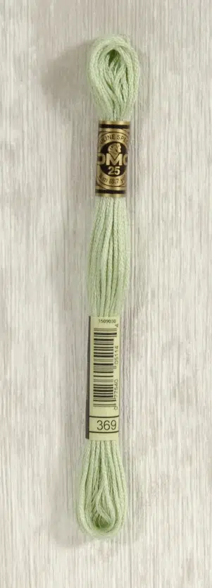 DMC "Mouliné Spécial" (Cardamom Green, 372) DMC "Mouliné Spécial" (Cardamom Green, 372)