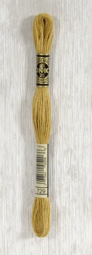 DMC "Mouliné Spécial" (Khaki, 730) DMC "Mouliné Spécial" (Khaki, 730)
