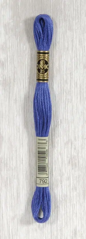 DMC "Mouliné Spécial" (Horizon Blue, 799) DMC "Mouliné Spécial" (Horizon Blue, 799)