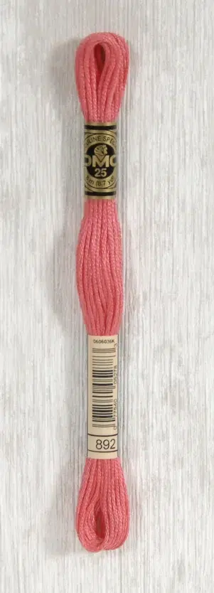 DMC "Mouliné Spécial" (Watermelon, 899) DMC "Mouliné Spécial" (Watermelon, 899)