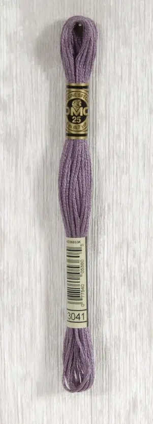 DMC "Mouliné Spécial" (Purple Slate, 3041) DMC "Mouliné Spécial" (Purple Slate, 3041)